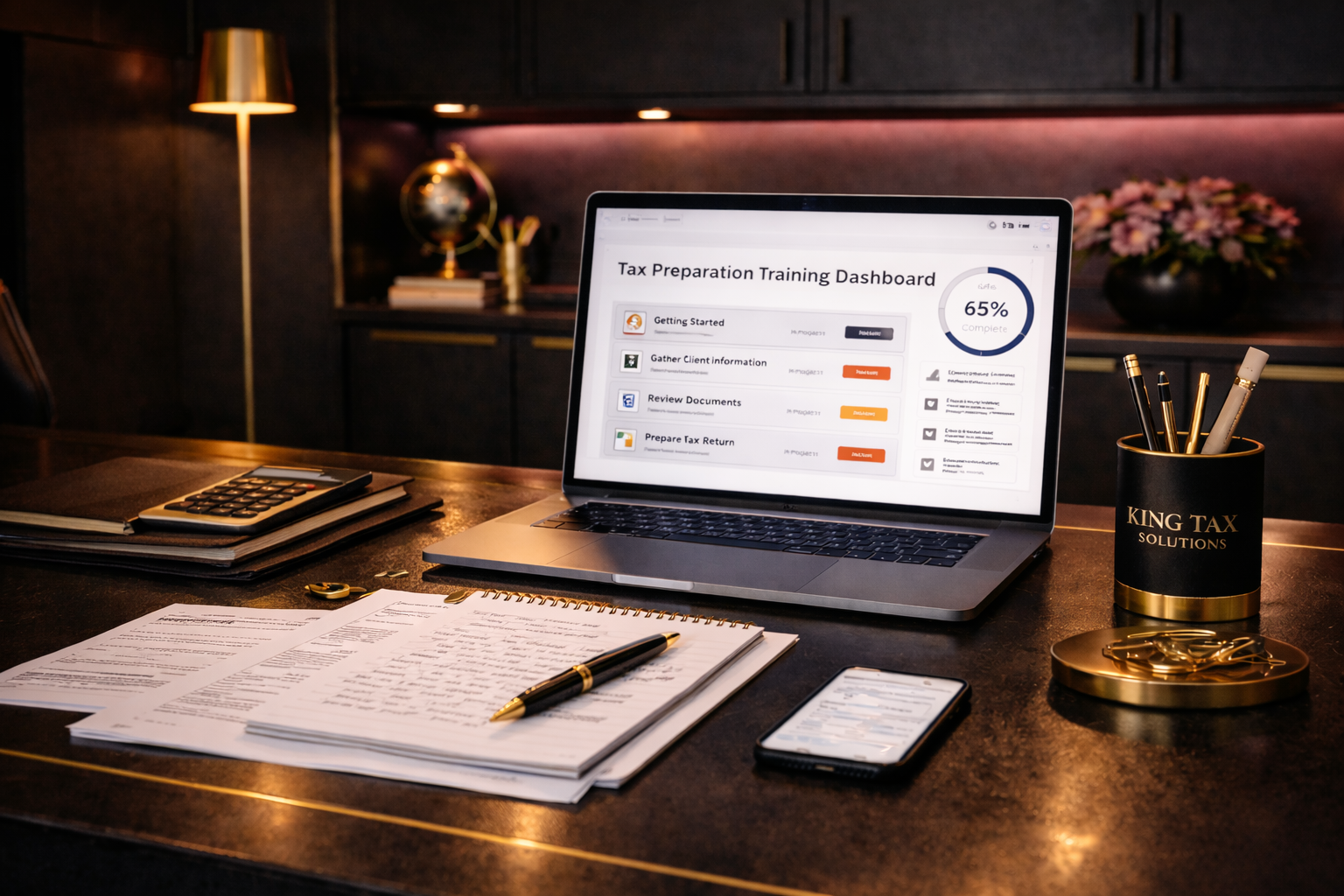 Self-paced tax training image