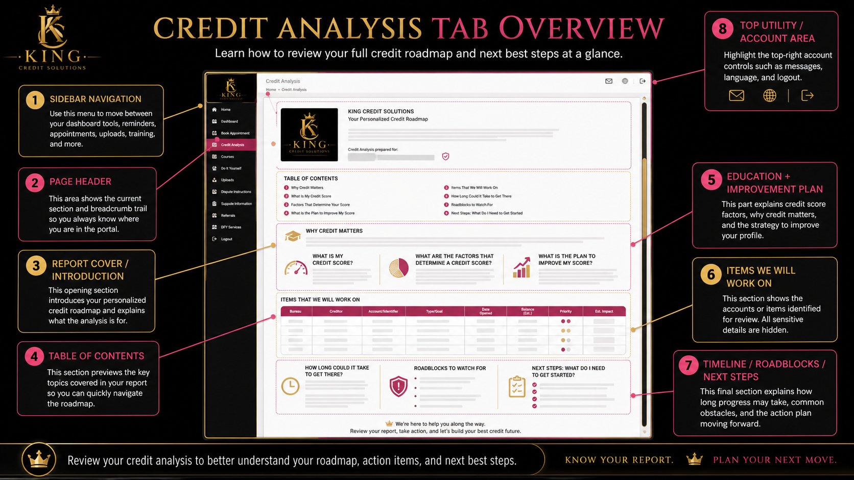 Credit Analysis Guide King Credit Solutions DIY Software + Credit Action Training